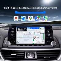 Adaptador CarPlay con Conexión por Cable Tipo-C USB, Wi-Fi 4G, Pantalla sin Marco, Sistema de Infoentretenimiento para Automóvil Basado en Android
