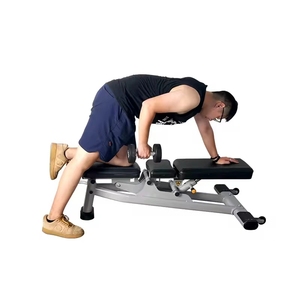 Banc de musculation inclinable professionnel DINUO avec roues de transport pour presse pectorale et entraînement de la force centrale du corps en salle de sport - Product Image 6