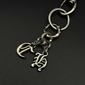 Vintage Cross Keychain Punk Metal <strong>Key</strong> <strong>Ring</strong> With Dice Sword Charm for <strong>Men</strong> Fashion Bag Accessory - Product Image 5
