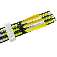 ID6.2mm 0.244 "tir à l'arc rapide arbres en carbone pur et flèches flèches de tir à dos de cheval pour la chasse à l'arc
