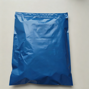ถุงเมลเลอร์สีน้ำเงินขนาด 30x40 ซม. พิมพ์โลโก้ได้ตามต้องการ สำหรับจัดส่งด่วน บรรจุภัณฑ์เสื้อผ้าโยคะ ถุงโพลีเมลสำหรับร้านค้าออนไลน์ - Product Image 4