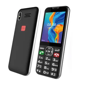 Telepon Terbaik 2.8 Inci Dual Sim Suara Besar Tombol Besar Panggilan Darurat Mudah Digunakan 4G Telepon Keypad Murah Telepon Seluler Lansia Telepon Senior