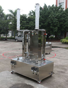 Machine à éplucher les fruits et légumes à double tête en acier inoxydable 304, facile à utiliser, 380V 0.75KW, pour citrouille, ananas, papaye - Product Image 5