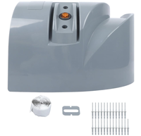 62664 Capuchon d'angle côté passager en plastique argenté, protection d'angle de remplacement pour carrosserie de camion Morgan