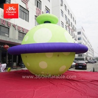 Ballon géant publicitaire personnalisé avec anneau gonflable