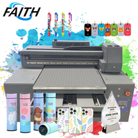 Impresora UV Plana Multimaterial con Certificación CE Faith para Impresión en Cuero, Metal y Acrílico