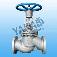 Vanne à soupape sphérique en acier inoxydable, type Y, 316L/304/CF8M/CF3M/Duplex, 2"/4"/6"/8", classe 150, à brides RF pour l'huile et le gaz