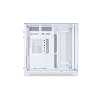 Nouveau boîtier d'ordinateur pleine tour LIAN LI O11 VISION boîtier noir et blanc et argent boîtier PC de jeu pleine tour