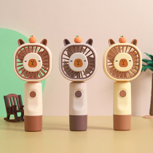 Moe Fun Kabi <span class=keywords><strong>Bala</strong></span> tre pale USB portatile portatile ventola di raffreddamento ad aria motore Brushless inglese Cartoon Design di plastica - Product Image 2