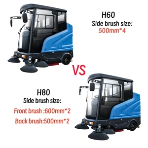 Balayeuse de rue électrique autopropulsée Yingshide H80 à 3 roues, largeur de balayage de 2300 mm, compacte pour les trottoirs urbains et les communautés - Product Image 4