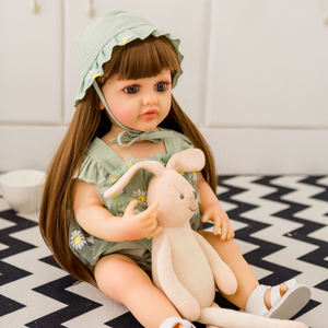 Muñeca <span class=keywords><strong>Reborn</strong></span> Popular de 22 Pulgadas, Muñeca <span class=keywords><strong>Reborn</strong></span> de Vinilo, Muñecas Bebé <span class=keywords><strong>Reborn</strong></span>, Juguetes para Niñas, Muñecas Bebé <span class=keywords><strong>Reborn</strong></span> de Silicona de 55 cm - Product Image 6