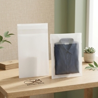 Sac en papier glassine certifié FSC pour vêtements de luxe, emballage de haute couture pour créateurs, vente en gros