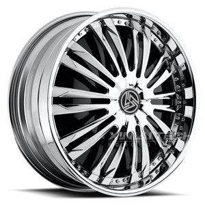 Jantes XINLAI forgées de qualité supérieure, coniques, 20, 21, 22 pouces, 5x127, chromées, multi-rayons, à lèvre boulonnée, pour Jeep Grand Cherokee SUV et voitures de spectacle - Product Image 1