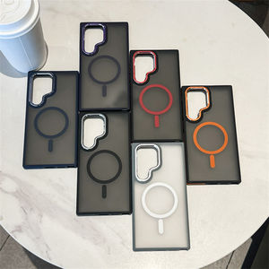 Custodia magnetica opaca di lusso per <span class=keywords><strong>Samsung</strong></span> <span class=keywords><strong>Galaxy</strong></span> S24 <span class=keywords><strong>S22</strong></span> S25 Ultra S23 <span class=keywords><strong>Plus</strong></span> S23 FE per la ricarica Wireless <span class=keywords><strong>Cover</strong></span> antiurto - Product Image 6
