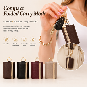 Bolsa de Cosméticos Plegable de Cuero PU Premium con Logotipo Personalizado para el <span class=keywords><strong>Mercado</strong></span> Europeo, Organizador de Artículos de Aseo para Viajes - Product Image 2