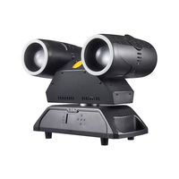 QSE LED Projecteur de scène à faisceau mobile à double tête 4x80W RGBW, design 'Golden Cudgel', DMX512/activation sonore, IP20