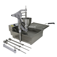 Machine commerciale de beignets de boule ronde semi-automatique Mochi Donut Maker Distributeur manuel de beignets Friteuse électrique