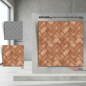Factory Price 40x40cm Indian Manufacturer Export Quality Porcelain Digital Floor Parking Tiles 400x400mm Heavy Duty Hall - Product Image 1