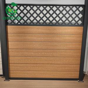 Panneaux de clôture en matériau composite <span class=keywords><strong>PVC</strong></span> Bois Jardin Cour Clôture Intimité Extérieur Wpc Bois Plastique - Product Image 6