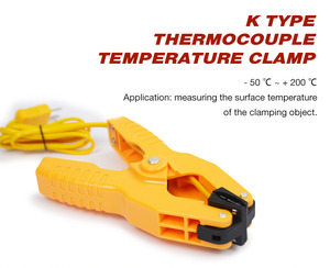 Daxi TC-10K cặp nhiệt kế-ống kẹp nhiệt kế với kẹp đo nhiệt độ chì - Product Image 4