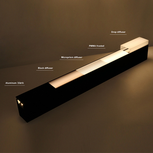 Trần văn phòng LED ánh sáng mặt dây chuyền LED mặt dây đèn tuyến tính ánh sáng cho phòng ăn - Product Image 5