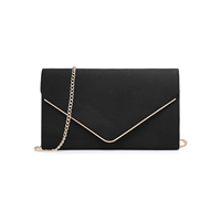 Pochette de Soirée Élégante pour Femme – Sac de Soirée de Luxe en Faux Daim, Pochette Enveloppe Classique pour Fêtes et Cérémonies