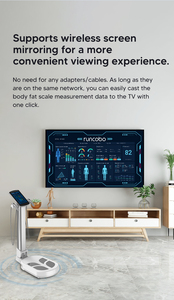 Có thể gập lại thông minh chiều cao và trọng lượng Quy mô sức khỏe màn hình thành phần cơ thể phân tích lớn LCD hiển thị cơ thể chất béo quy mô - Product Image 6