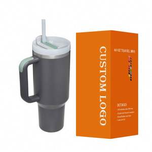 40Oz <b>Travel</b> Car <b>Mug</b> Camo Print Tumbler With Straw - Product Image 1