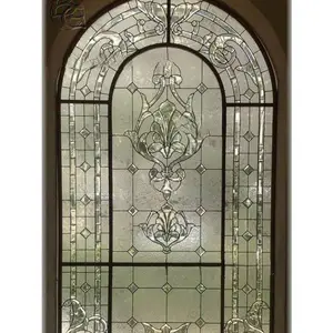 सजावटी सना हुआ ग्लास मोज़ेक खिड़की के शीशे के दरवाजे विला हॉल सना हुआ ग्लास विंडोज देखने