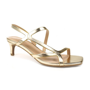 Summer New Fashion Design Office Ladies Party Dress <strong>Shoes</strong> Sexy Lsquare-toed Women's Thin Mid <strong>Kitten</strong> <strong>Heels</strong> Sandals - Product Image 1