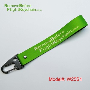 Llavero Personalizado con Logotipo a Todo Color CMYK, Correa <span class=keywords><strong>Corta</strong></span> para Muñeca, Soporte para Llavero, Gancho de Mosquetón de Acero Inoxidable con Resorte - Product Image 1