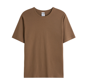 T-shirt uni de haute qualité personnalisé par Maysun, design de créateur, taille standard américaine, couleur sable brun, t-shirt doux pour impression de logo - Product Image 3