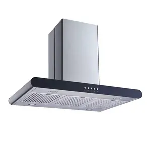 Sensor sentuh tudung dapur dengan kontrol gerakan paten SS Mesh Filter dapur Range hood