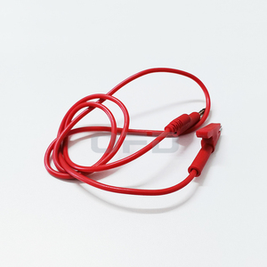 Câble de raccordement A-B avec <span class=keywords><strong>fiche</strong></span> <span class=keywords><strong>banane</strong></span> vers <span class=keywords><strong>pince</strong></span> <span class=keywords><strong>crocodile</strong></span>, vente directe usine, plusieurs couleurs disponibles, en cuivre pur - Product Image 3