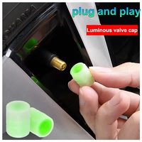 Capuchons de valve de pneu de voiture fluorescents personnalisés de haute qualité, lumineux et phosphorescents dans le noir