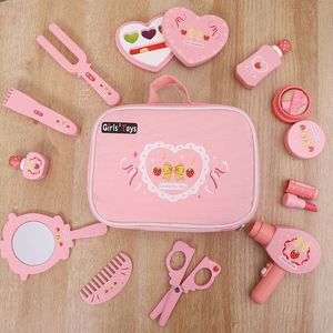 ชุดของเล่นแต่งหน้าไม้สำหรับเด็กผู้หญิง ชุดบทบาทสมมติปาร์ตี้แสนสนุก - Product Image 6