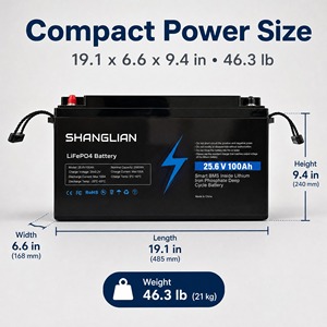 25.6V 100Ah Lithium Battery For Telecom Base <b>Station</b> UPS Electric Forklift High Voltage Power Supply IP65 - Product Image 2