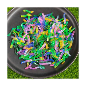 100ピース/ロットレインボーカラーツイスティワーム昆虫教育おもちゃフィギュアスクラップブッキング電話ケースジュエリー作りDIYサプライヤー - Product Image 4