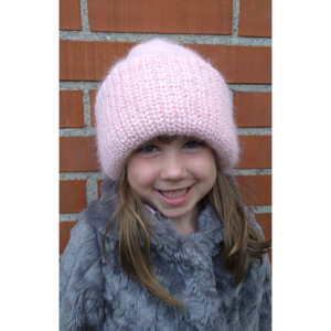 Gorro de punto de visón afelpado - Product Image 1