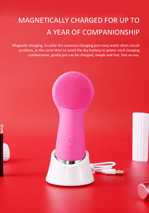 <span class=keywords><strong>Brosse</strong></span> <span class=keywords><strong>nettoyante</strong></span> électrique nouvel arrivage en gros appareil de soins de la peau <span class=keywords><strong>brosse</strong></span> de lavage du <span class=keywords><strong>visage</strong></span> en silicone souple étanche masseur facial - Product Image 3