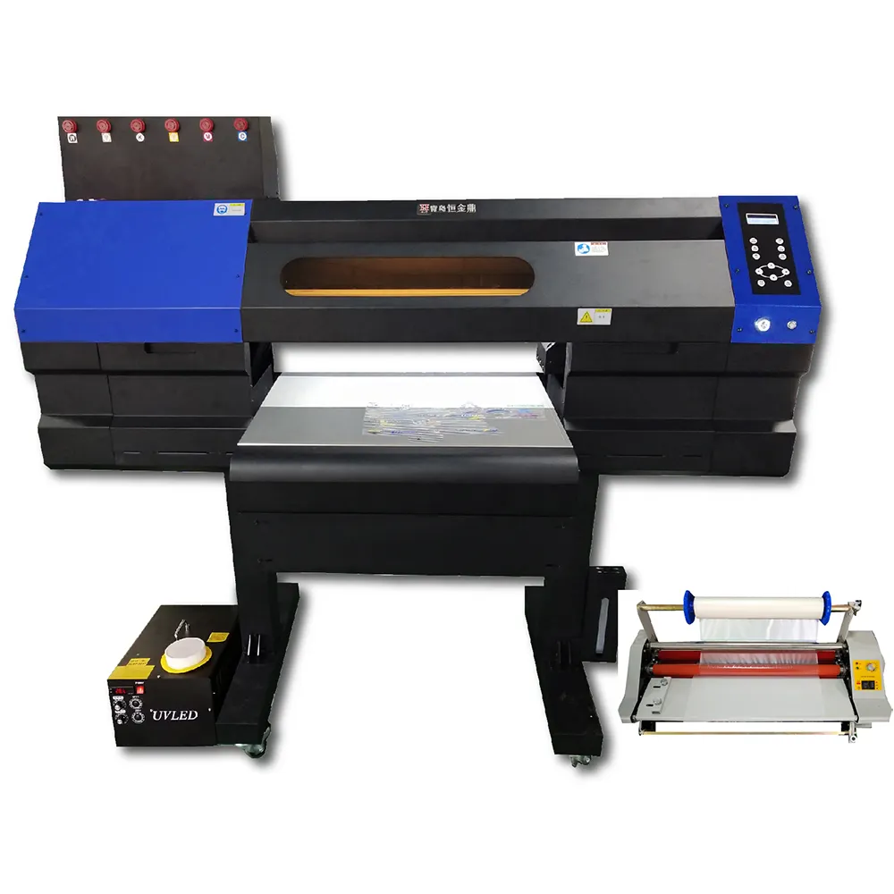 HJD-S03 Crystal label UV printer DTF Transfer Film Printer with uv DTF ink, Label Printer Inkjet UV Roll