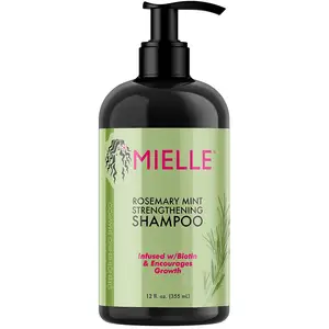 Mielle 355毫升注入生物素促进生长洗发水迷迭香薄荷头发强化洗发水