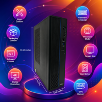 PC Desktop Slim Zhaoxin KX-U6780A 8-Core 512GB M.2 NVMe SSDc yang Tangguh untuk Penggunaan Perusahaan Multi-Lingkungan