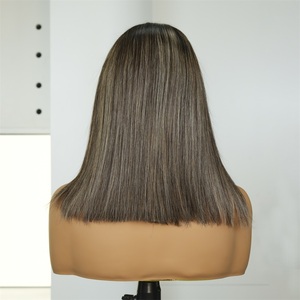Pelucas de Cabello Humano Corto Estilo Bob Vietnamita, Sin Pegamento, Listas para Usar, con Cierre de Encaje Pre-Decolorado HD 5X5 - Product Image 3