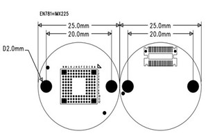 Một chìa khóa cân bằng trắng Ent nội soi Bo mạch chủ PAL NTSC tiêu chuẩn CVBS HD 1000TVL en781 + imx225 mô-đun Camera giám sát - Product Image 6