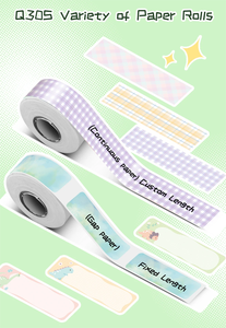 포메모 Q30S 미니 휴대용 열전사 프린터 포터블 프린터 IOS 안드로이드 라벨 프린팅 기계 모바일 폰용 - Product Image 6