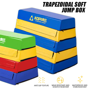 Quatre sections pommeau <span class=keywords><strong>cheval</strong></span> voûte boîte de saut enfants multi fonction équipement de <span class=keywords><strong>gymnastique</strong></span> gym utiliser <span class=keywords><strong>cheval</strong></span> de saut <span class=keywords><strong>d</strong></span>étachable - Product Image 2