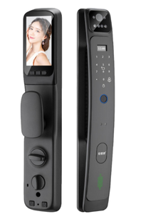 Tự động thông minh cửa gỗ thông minh khóa với 3D mặt & nhận dạng vân tay Keyless nhập & tuya App Wifi kết nối - Product Image 5