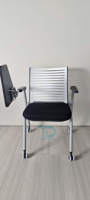 Chaise de formation pliable en maille Foshan avec tablette d'écriture chromée pour l'école, les conférences, le bureau, l'université, les étudiants