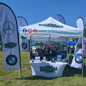 Nhiệm vụ nặng nề gấp sự kiện ngoài trời triển lãm thương mại Tùy chỉnh in Pop Up triển lãm UV bảo vệ lều chống thấm nước với cờ - Product Image 4